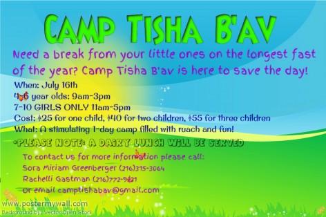 Camp Tisha B'av