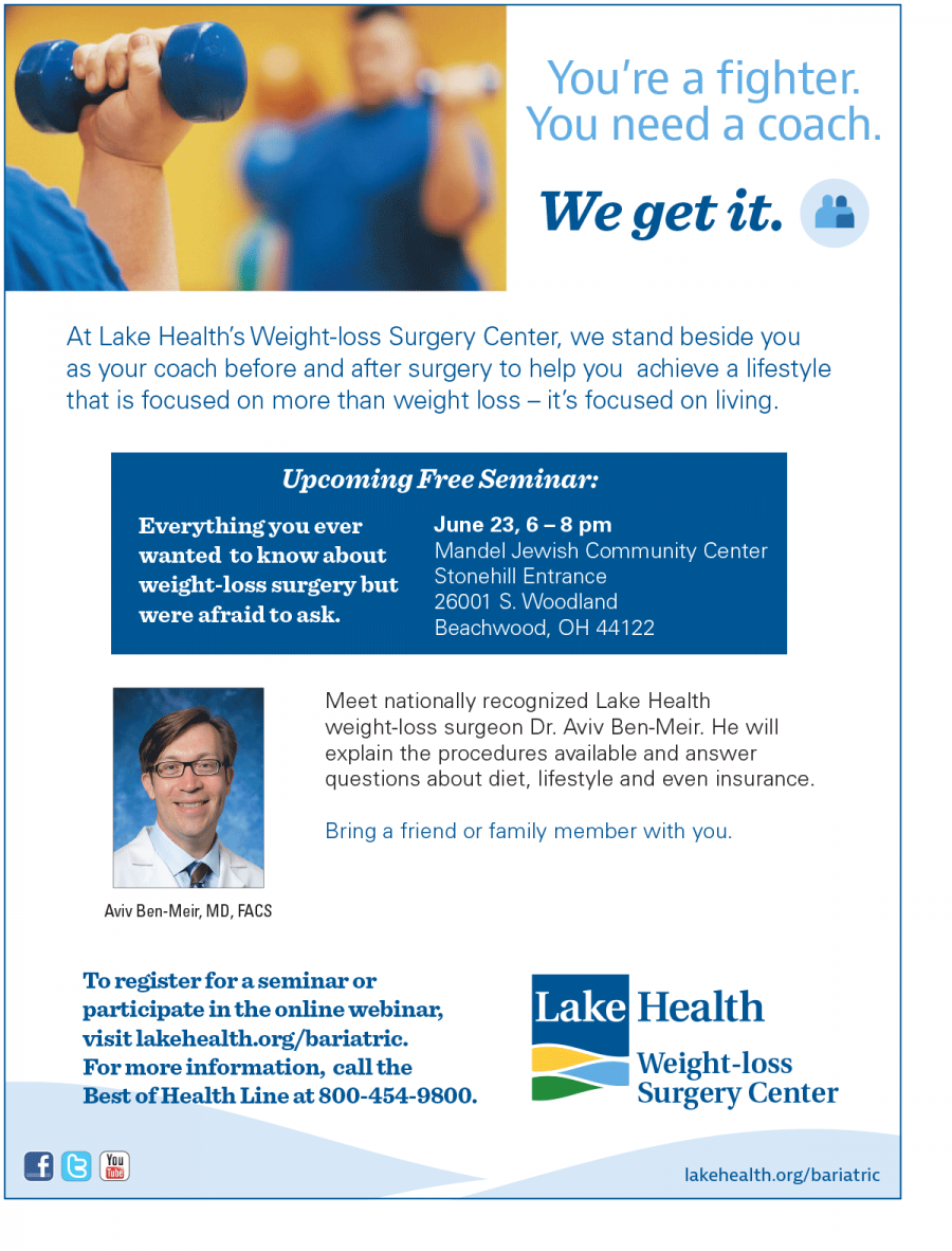 Lake Health Weightloss Surgery Seminar