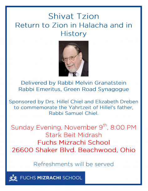 Chiel Yahrtzeit Shiur