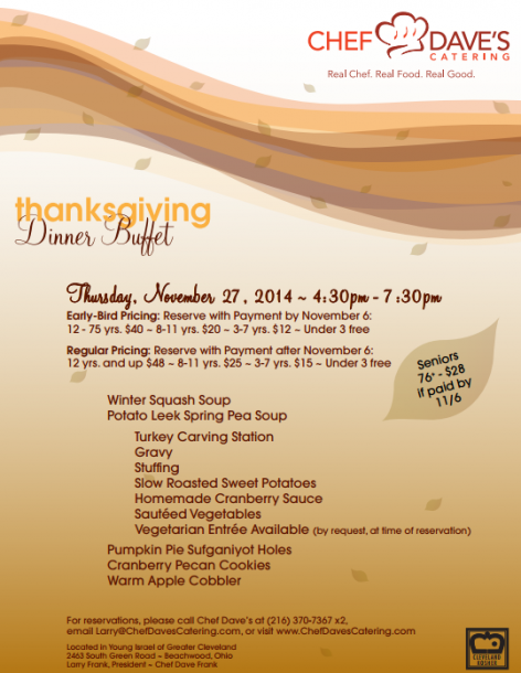 ChefDavesCateringThanksDinner2014