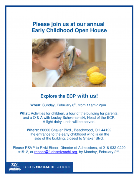 ECP Open House Flyer 2015
