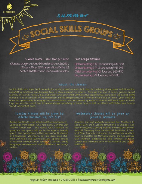 social skills group 2015 NB