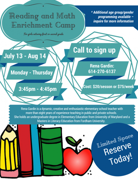 Reading and Math Enrichment Camp