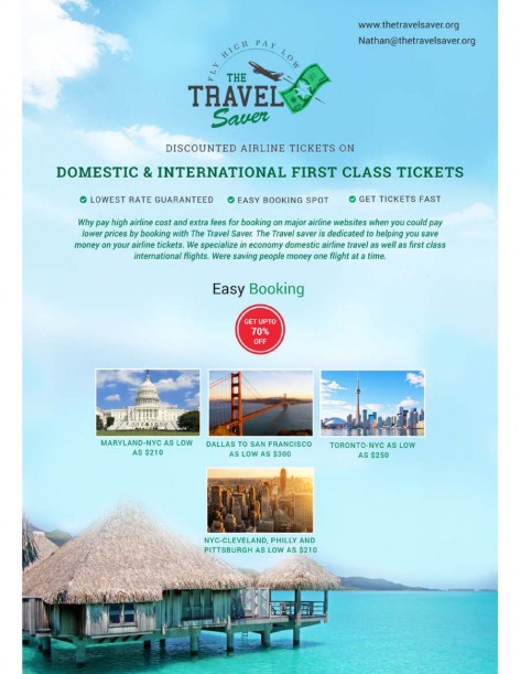 The Travel Saver1 Page Ad