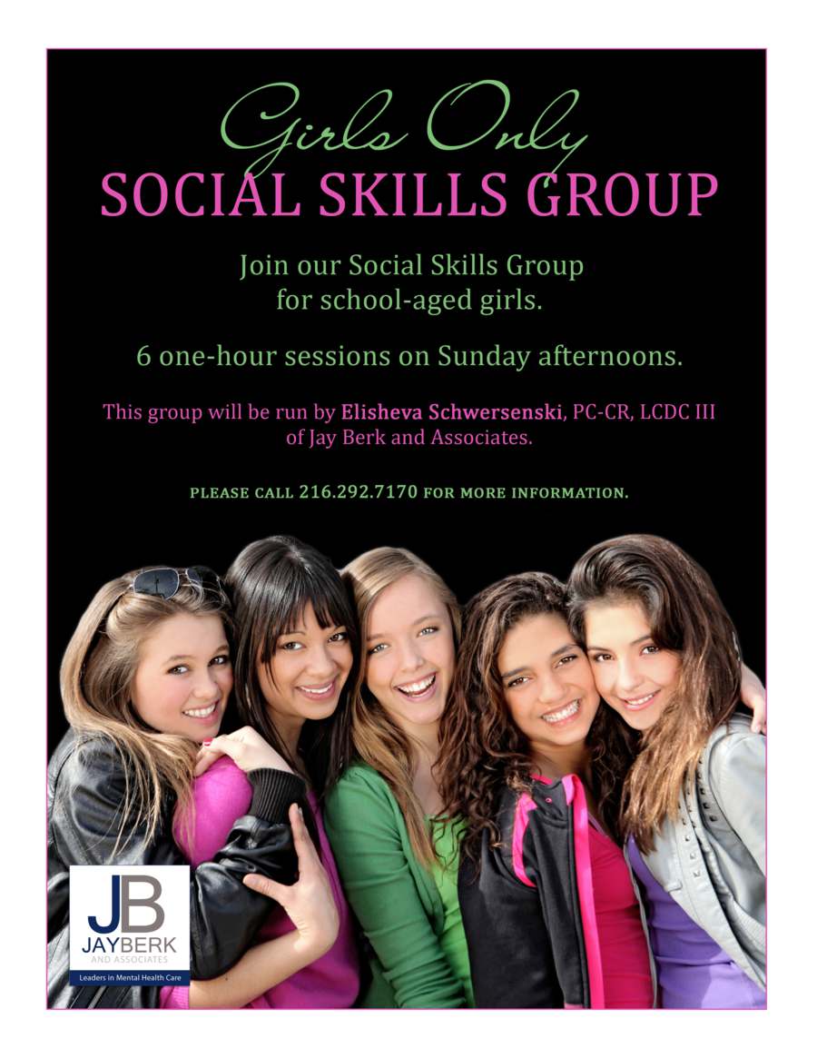 Girls Only Social Skills Group