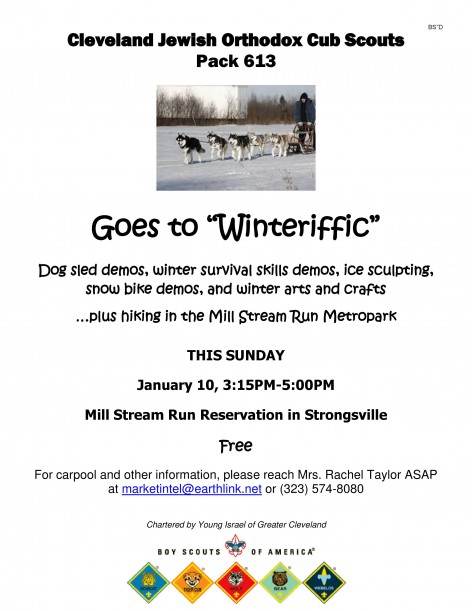 Winteriffic Jan 10 2016 Pack 613