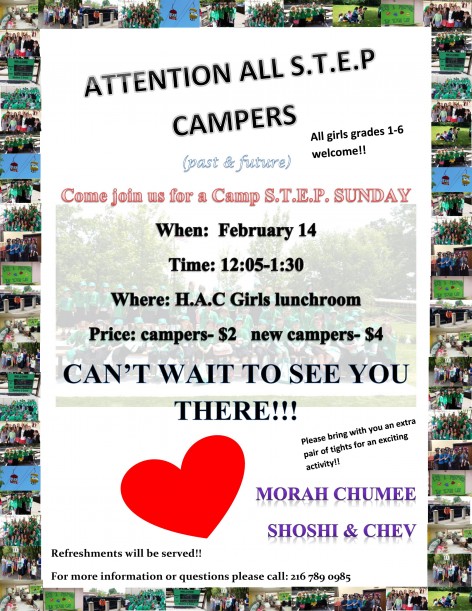 camp step reunion flyer