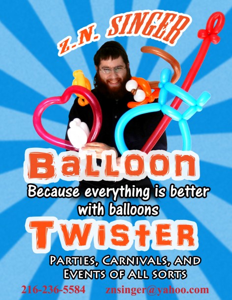 Z.N. Singer Balloon Twister Poster
