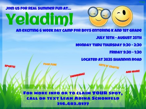 yeladim flyer