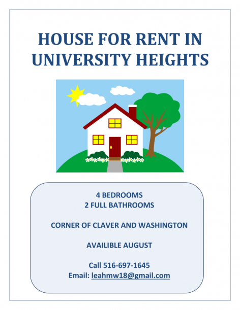 HOUSE FOR RENT IN UNIVERSITY HEIGHTS