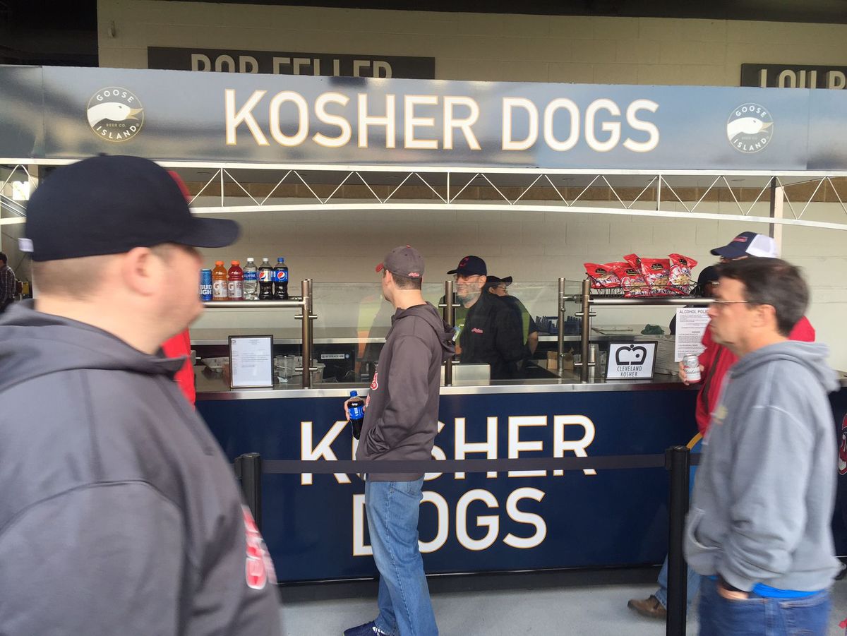 Hot dog! Kosher food stand back at Progressive Field