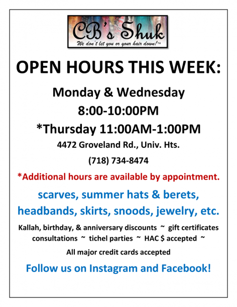 6_26_OPEN HOURS THIS WEEK