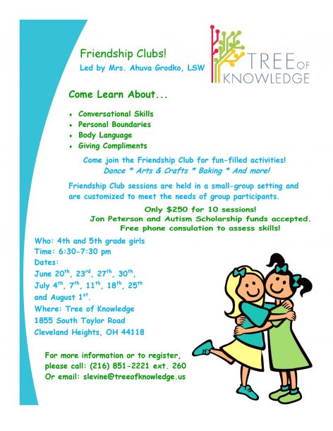 Friendship Clubs - Ahuva Grodko