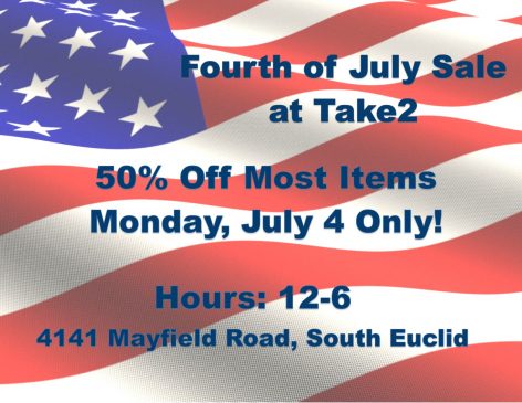 4th of July store sale