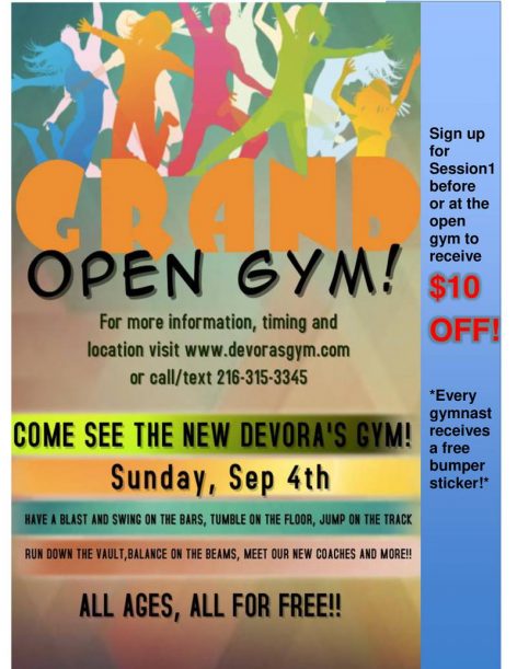 open gym  flyer
