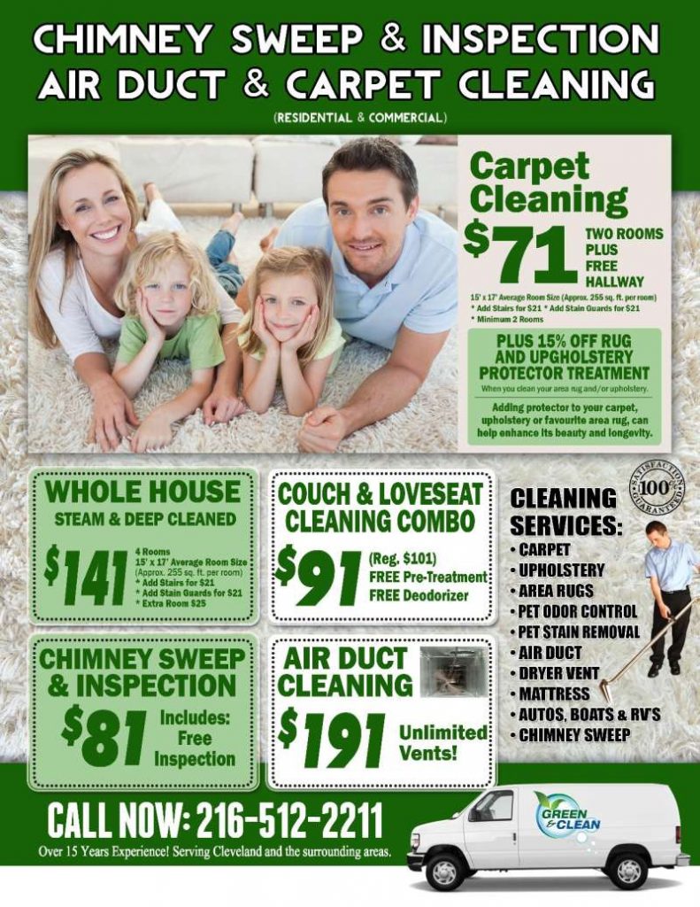 Amazing Specials for Chimney Sweep and Inspection & Air Duct & Carpet