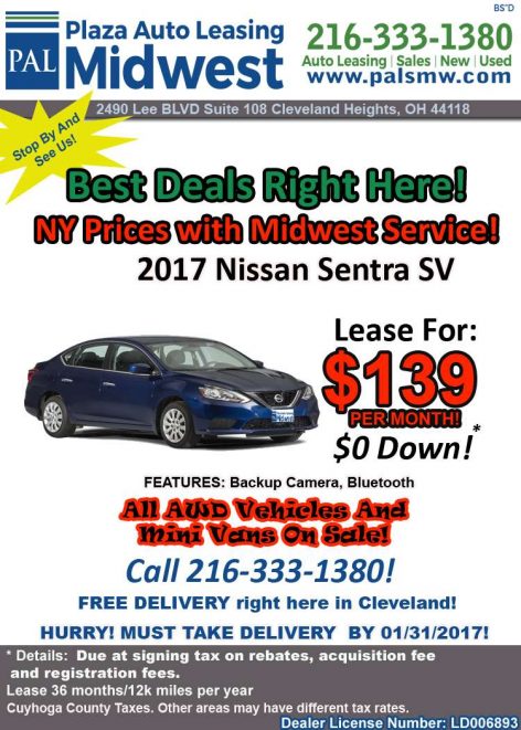 Plaza Auto Leasing – Lease a 2017 Nissan Sentra SV for ... - 472 x 661 jpeg 82kB