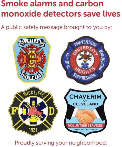 Smoke alarms and carbon monoxide detectors save lives. Never ignore a detector's signal.