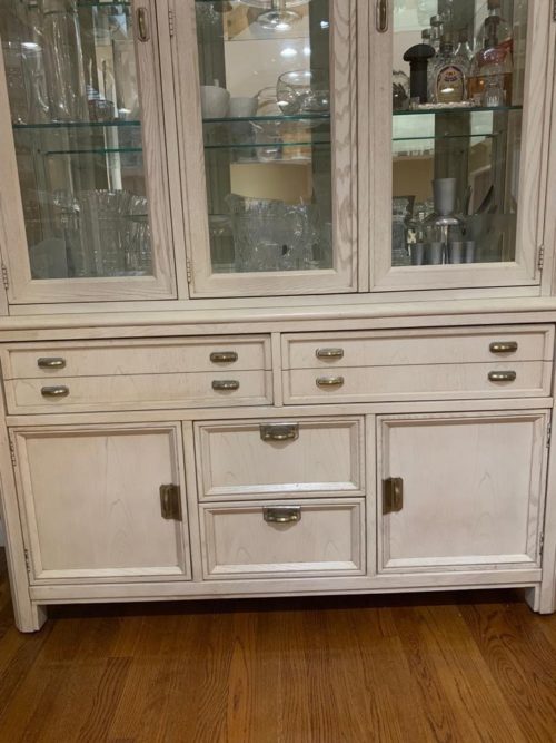 Dining Room Set with Nice Breakfront