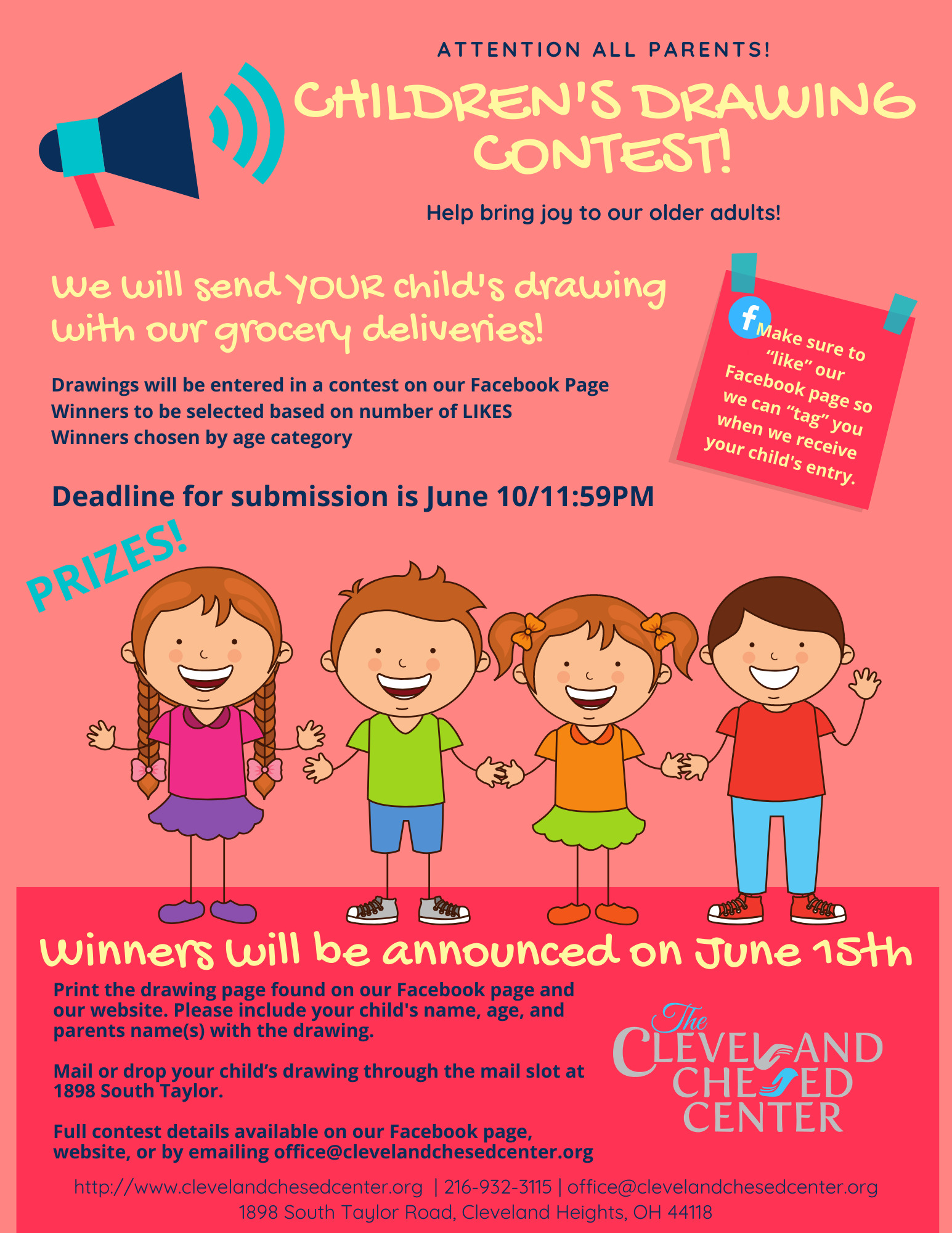 Cleveland Chesed Center Children’s Drawing Contest!