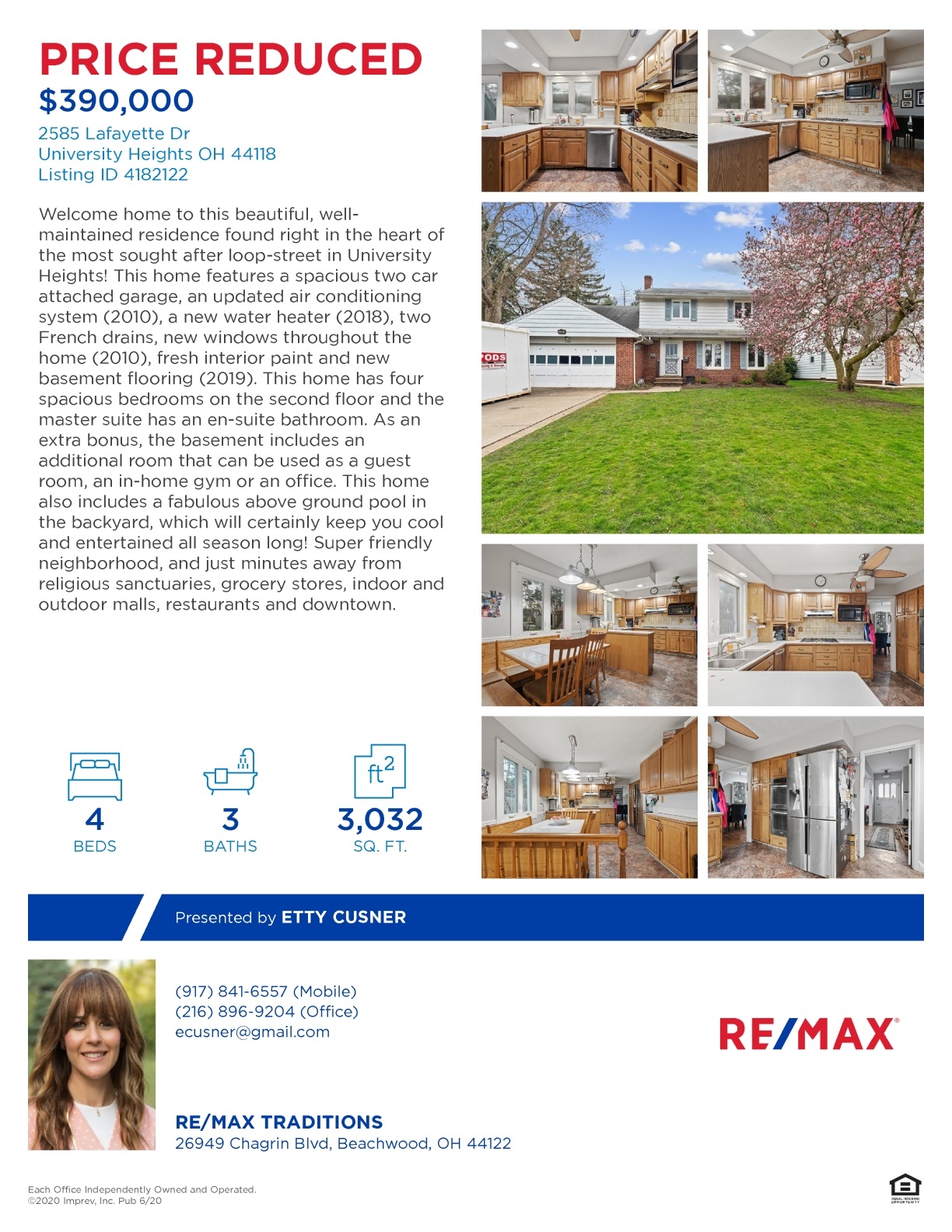 House for Sale 2585 Lafayette Drive!