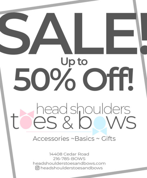 Head Shoulders Toes and Bows Clothing and Accessories
