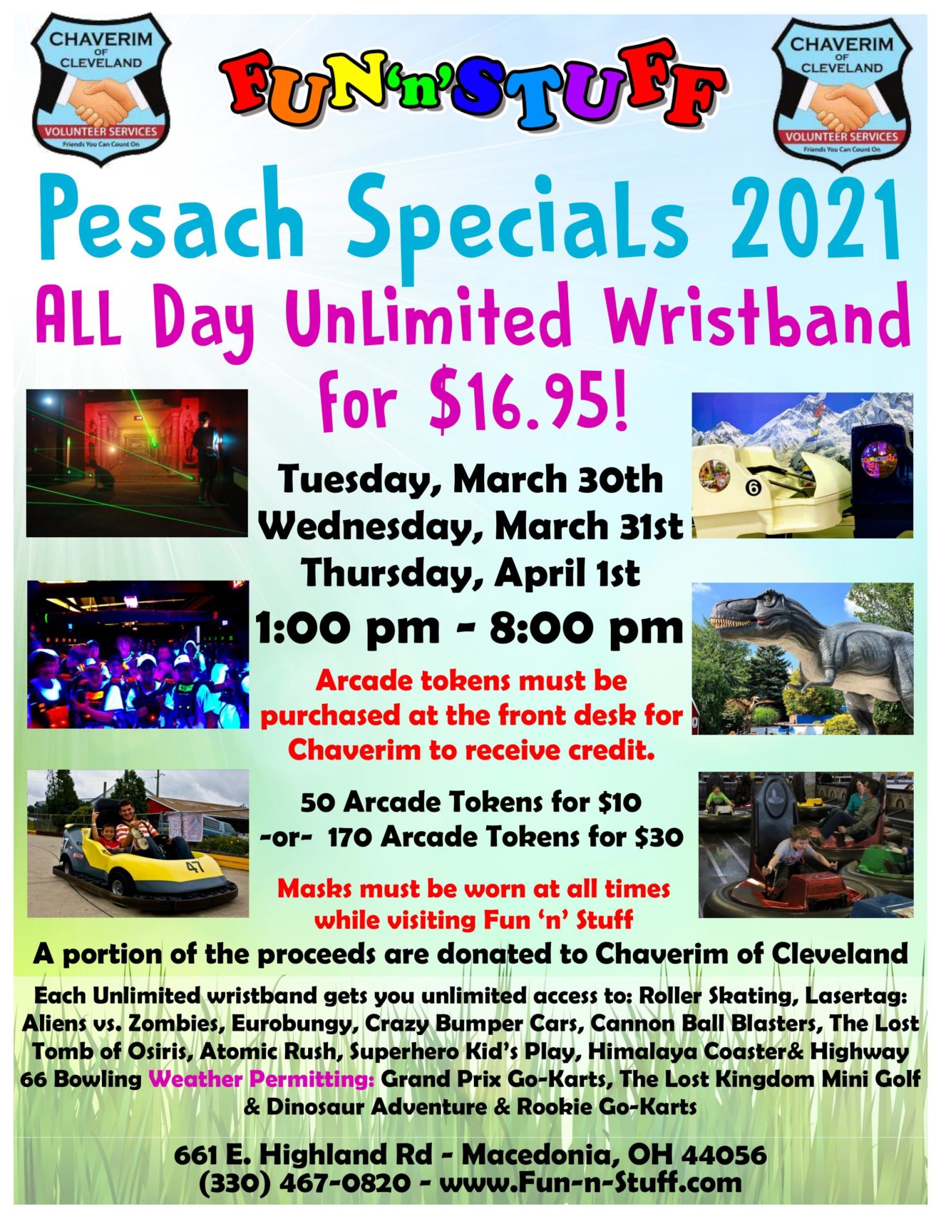 Chaverim Fun n Stuff Pesach Specials 